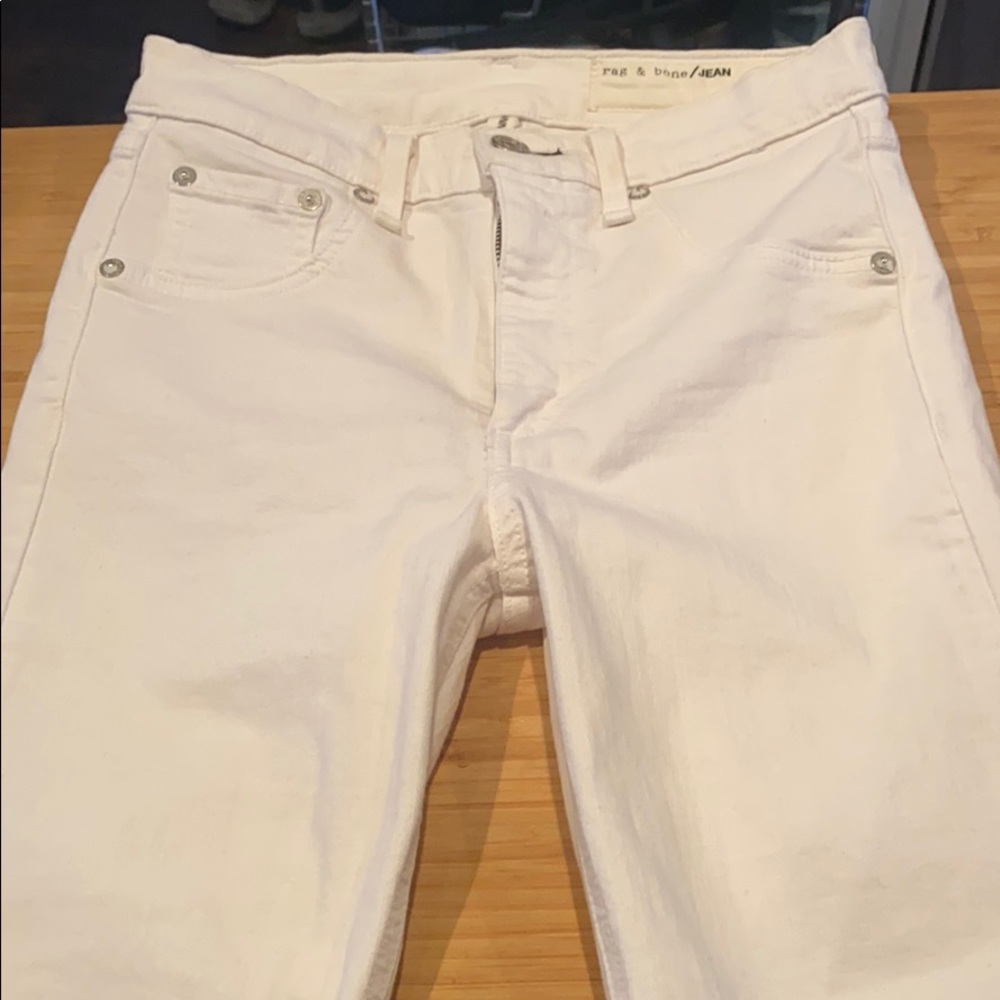 Rag & Bone high rise ankle skinny jeans